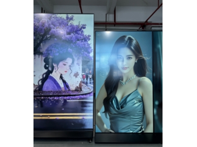 4K立式全面屏LCD广告机如何成为流量焦点